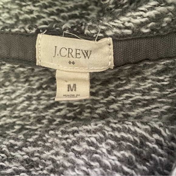 J Crew factory funnel neck sweatshirt size medium heather flint - Picture 4 of 6